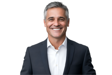 portrait of a smiling businessman