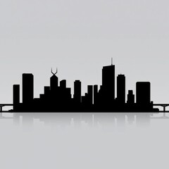 Naklejka premium Saint louis vector city skyline illustration skyline silhouette 