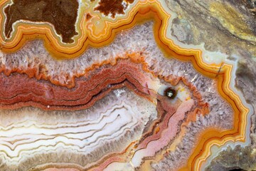 USA, Washington State, Sammamish. Close-up pattern design of agate