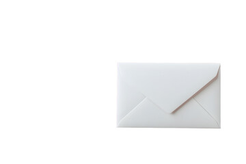 A Crisp White Envelope  Ready for Your Important Correspondence or Special Message Delivery