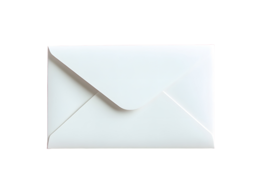 A Pristine White Envelope Awaits Your Important Message or Sentimental Correspondence