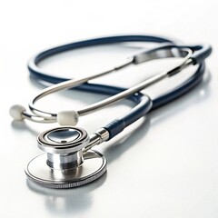 Stethoscope isolated on white background.