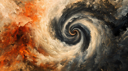 Fototapeta premium Swirling vortex illustrating the texture of interdimensional portals and distorted reality. Distorted Reality Effects. Illustration