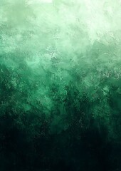 Obraz premium A green abstract grainy gradient color background, perfect for creating soothing and natural-themed designs.