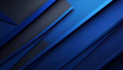 Obraz premium Black blue abstract modern background for design. Dark. Geometric shape. 3d effect. Diagonal lines, stripes. Gradient. Light, glow. Metallic sheen. Minimal. Web banner. Wide. Panoramic.