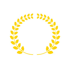 Obraz premium Golden Award Circle Emblem