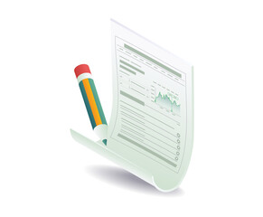 Business analyst data graph paper