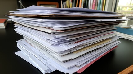 A stack of detailed production reports on a desk, analyzing factory performance metrics.