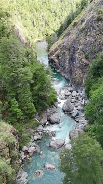 river in the mountains