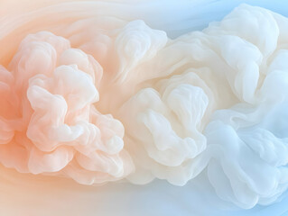 Pastel Ink Swirl Abstract Background