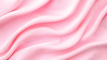 Obraz premium Pink fabric texture, soft waves, elegant drape, background for design (1)