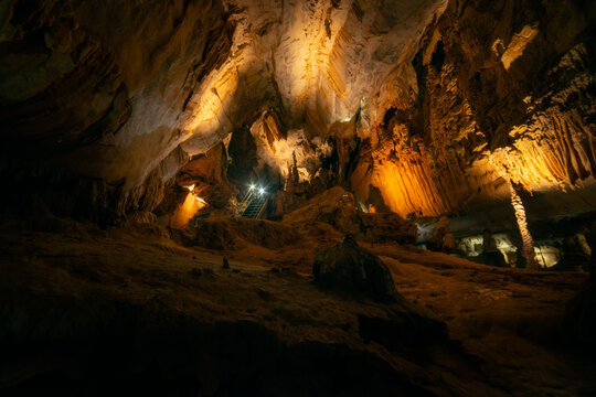 Cave Hall with Starry Lights