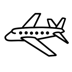 vector airplane icon