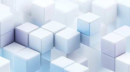 Abstract Geometric Cubes Background