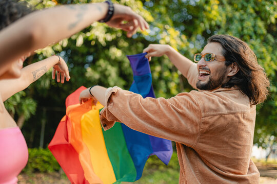 LGBTQ Flag Celebration