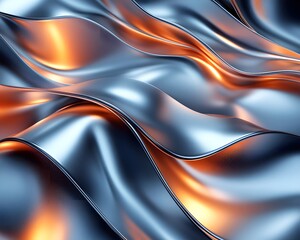 Obraz premium A photorealistic image of a metallic object with a reflective surface, showcasing intricate details and light. It exudes luxury and a futuristic vibe, ideal for premium products or tech ads.