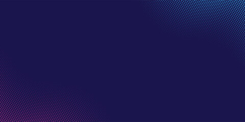 Obraz premium Abstract blue and red dynamic wavy line dotted texture ,Dark blue background with copy space. Modern futuristic simple dots pattern