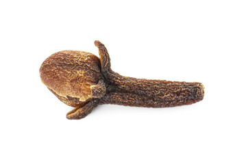 Fototapeta premium Aromatic spice. Dry clove bud isolated on white, top view