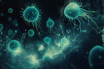 微生物の世界 - ウイルスの神秘的な拡がり