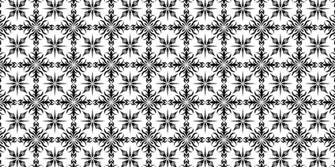 Dynamic Monochrome Seamless Fabric Textile Design Background