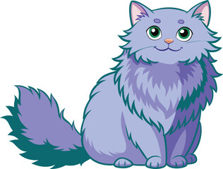 vector illustration of a cat