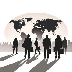 Adventurer beholding a breathtaking mountain sunrise generative ai image skyline silhouette 