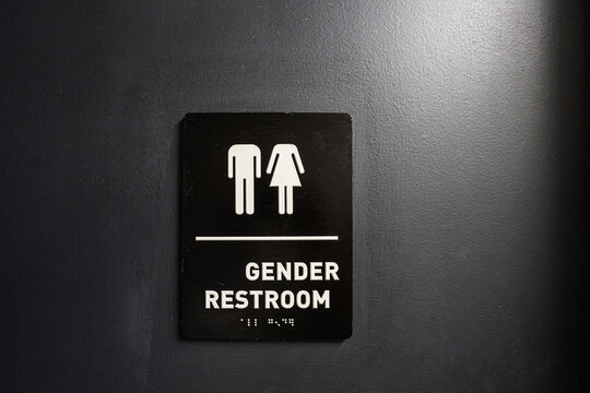 Gender Neutral Restroom Sign indicating Inclusivity in New York City