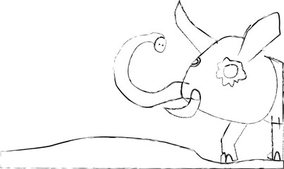 ぞう色無し鉛筆風