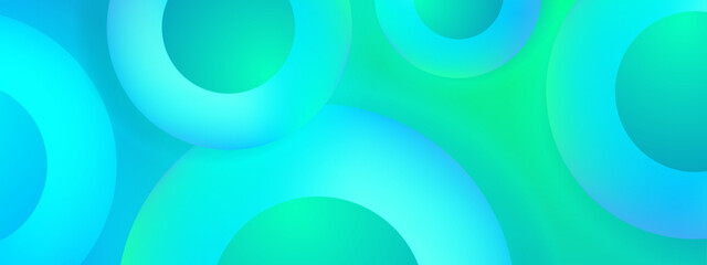 Blue and green gradient geometric background modern style  ideal for presentations, web banners, or creative design projects