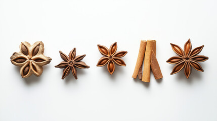 Star Anise and Cinnamon Spices