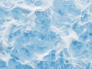 Obraz premium Ocean waves foam texture, beach background, design