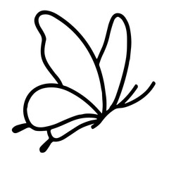 butterfly icon vector illustration