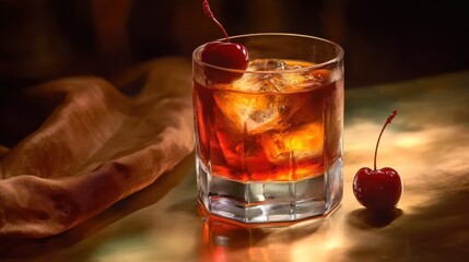Half-filled wine glass resting beside a variety of fresh fruits, symbolizing balance and enjoyment in life's simple pleasures.