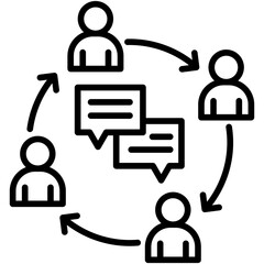 Obraz premium Communications Icon