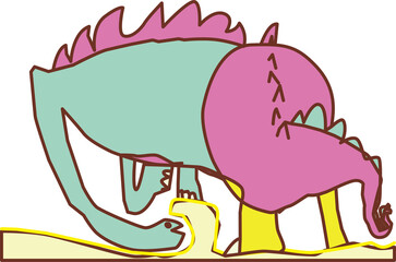 アルゼンチノサウルス色有