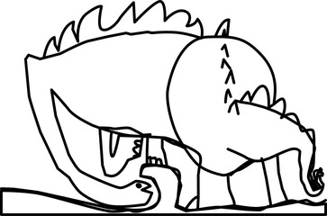 アルゼンチノサウルス色無し