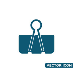 Simple Paperclip Icon Design Template