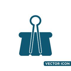 Simple Paperclip Icon Design Template