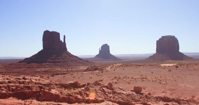 Hot Dusty Wind at Monument Valley