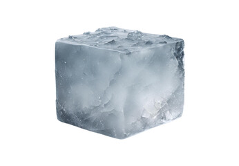 ice cubes isolated on white