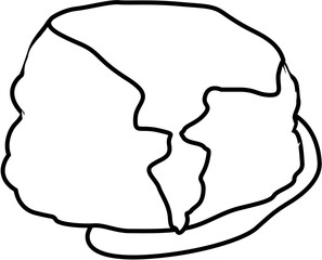 Pancake breakfast coloring page