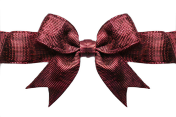 Red Ribbon Bow Transparent PNG