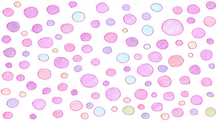 カラフルな水玉t2-0