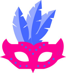 colorful carnival mask