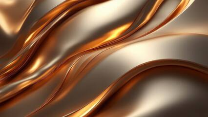 Fototapeta premium A smooth and elegant, elegant, metallic gradient background with gold, silver, and bronze hues is ideal for modern luxury design.