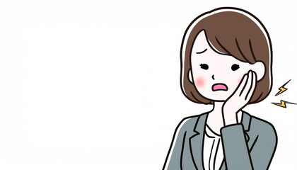 歯痛に苦しむ人