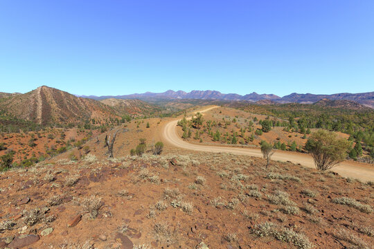 Razorback Lookout. Bunyeroo Valley.
