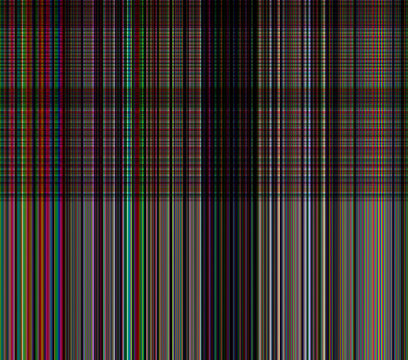 Glitch Style Background with Fine Stripes Overlaid