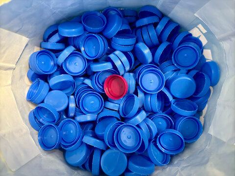 plastic water bottle caps