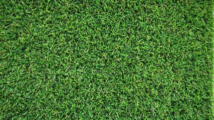 Lush green artificial turf texture background